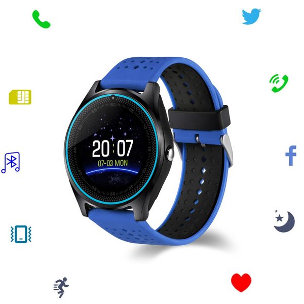 

bluetooth smartwatch built-in sim card slot call sync heart rate watch smart watches record sleep state for android