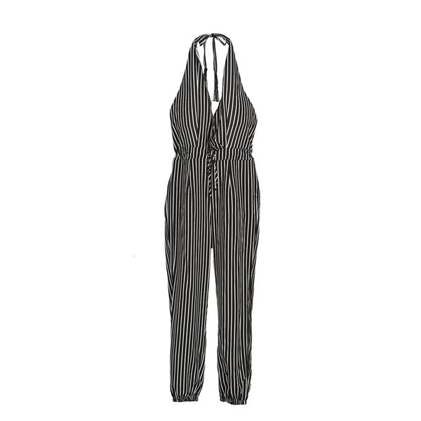 

Women Sleeveless Striped Jumpsuit Romper Casual Outfits