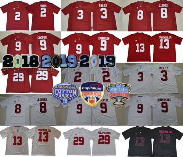 

2019 Finals Alabama Crimson Tide 13 Tua Tagovailoa 8 Jones 2 Jalen Hurts 3 Ridley 29 Minkah Fitzpatrick 9 Bo Scarbrough Orange Bowl