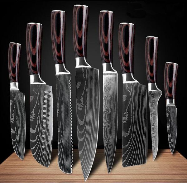 

столовые приборы кухонный нож шеф-повара ножи из нержавеющей стали овощные мясные кухонные принадлежности