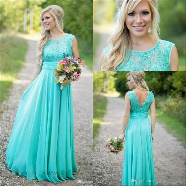 

2019 new teal country платья невесты scoop a line шифон кружева v backless длинные дешевые вечерние платья для свадьбы ba1513, White;pink