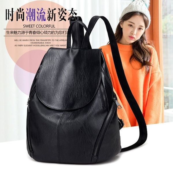 

2020 new women's backpack korean casual ladies backpack