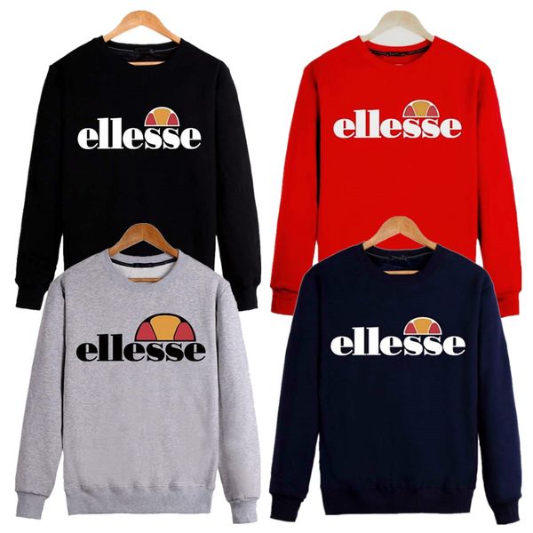 

Ellesse Brand Mens Designer Hoodies Letter Printing Black Grey Navy Red Men Sports Designer Hoodie Long Sleeve Sweatshirts S-3XL