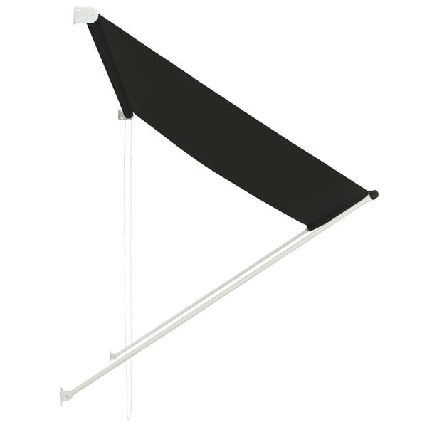 

retractable awning anthracite 200 x 150 cm garden sets