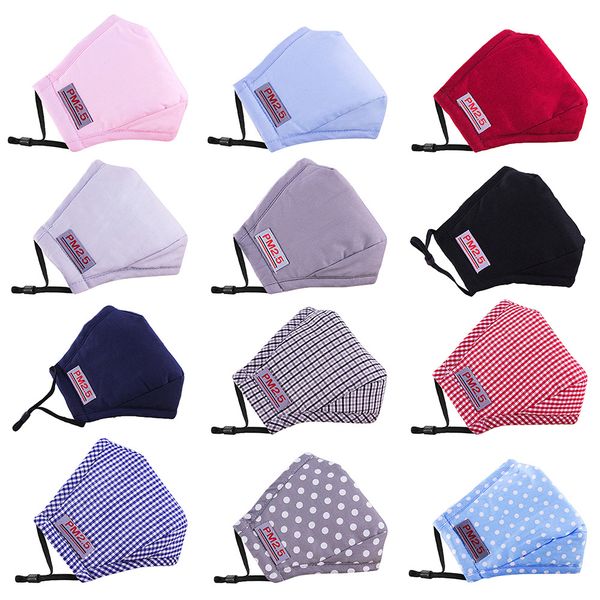 

2020 mouth face mask cotton anti dust windproof mouth-muffle bacteria proof flu pm 2.5 activated carbon filter inside