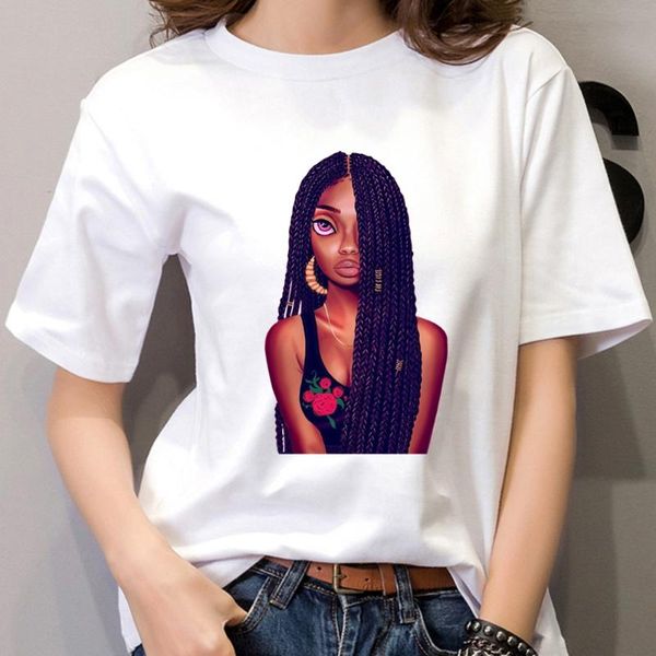 

cotton fashion print t-shirt clothes short sleeve harajuku new casual tee shirt women's clothing kawaii tshirt 3xl, White