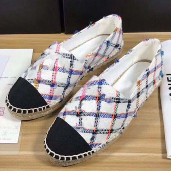 

2019 classic summer sandals espadrilles fisherman shoes low heel leather leisure designer shoes sneakers size 35-40 with box by toy99 15, Black;red