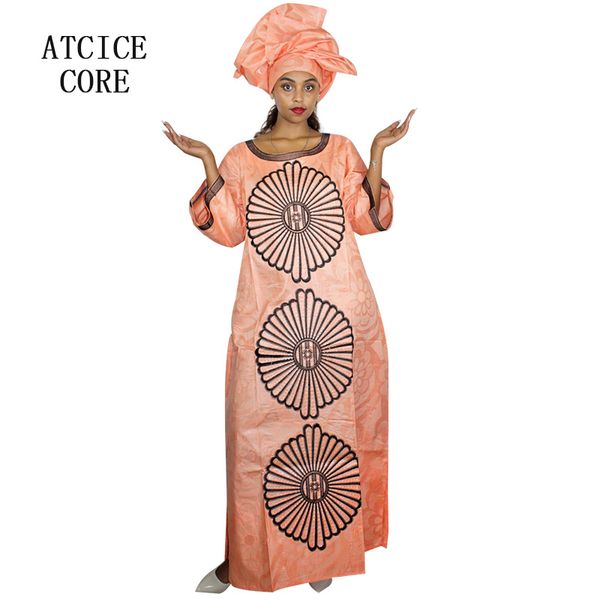 

african dresses for women bazin riche embroidery design african dresses long dress, Red