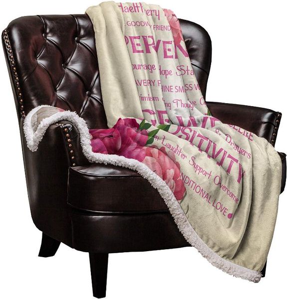 

двойной lamb кашемир одеяло диван зима супер теплый цветок текст красный желтый бросьте одеяло для офиса покрывало