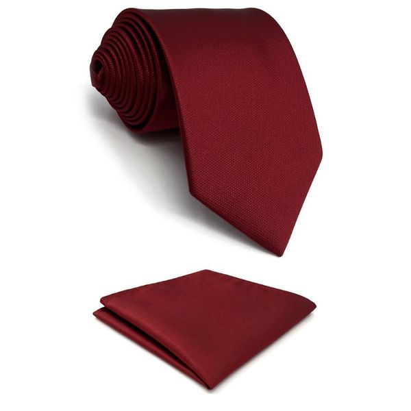 

classic red solid mens necktie tie silk brand new extra long size wedding pocket square set, Blue;purple