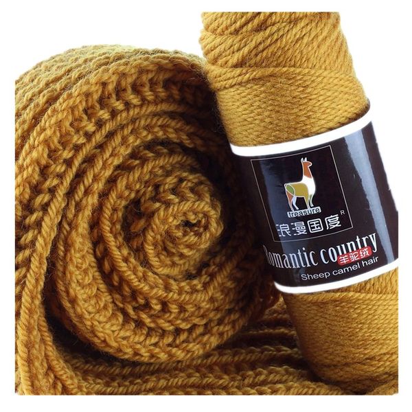 

100g scarf wool bar needlework hand-woven hat line sweater coat line alpaca wool in thick wool, Black;white