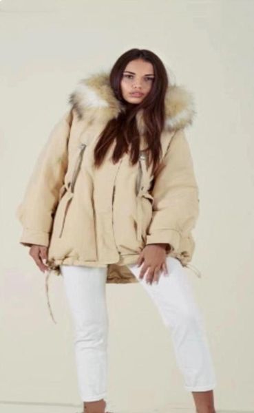 

dawn limited jacket 2019 winter coat fashion real fur collar zipper decorative down female warm women, Black