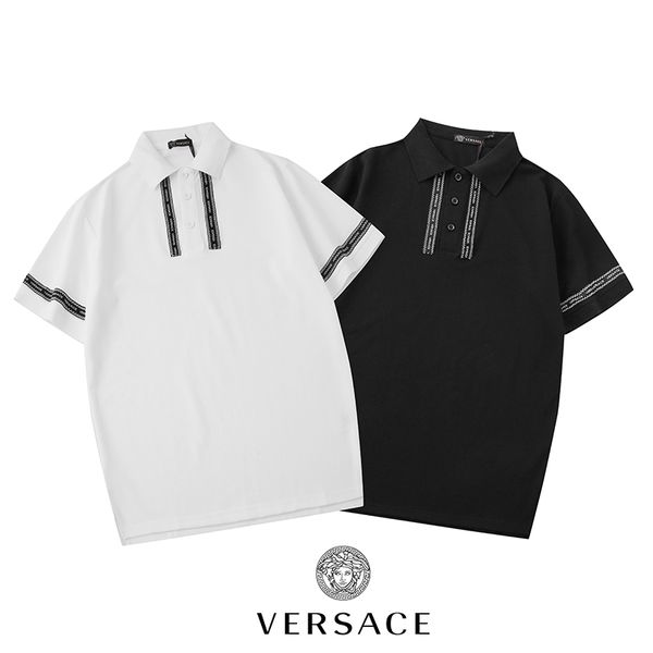 

italian designer men air tshirt luxury fashion brand knitted tshirt printing vintage goldens shirts goldens platform tracksuit xxx-l/versace, White;black