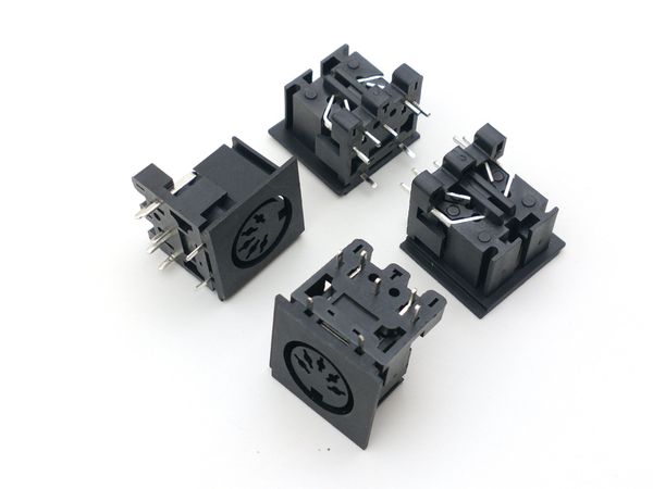 

50pcs 5 pin din pcb sockets audio adapter