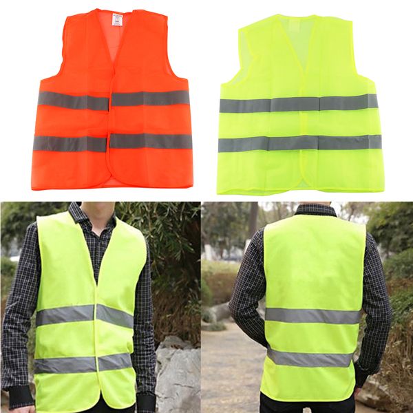 

safety vest emergency car repair high visibility neon reflective belt 360 degrees car reflective vest