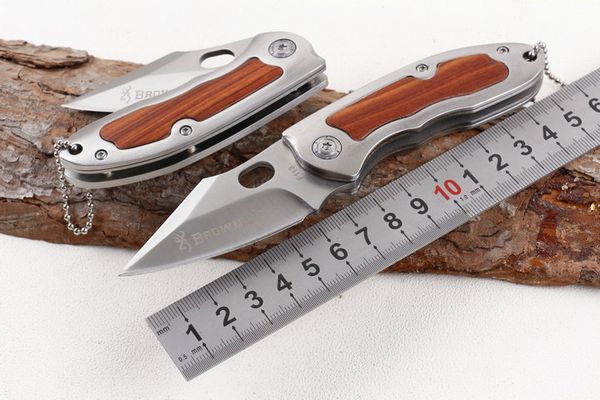 

Browning Promotion F113 карманный складной нож 3Cr13 сатин лезвия Wood Handle EDC Карманные ножи Открытый кемпинга EDC передач бесплатная доставка