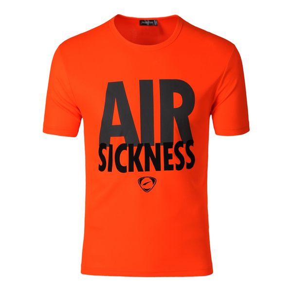 

jeansian men's sport tee shirt tshirt t-shirt running workout fitness gym fashion short sleeve lsl181 orange, White;black