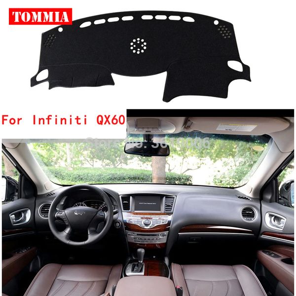 

tommia interior dashboard cover light avoid pad pphobism mat sticker for infiniti qx60