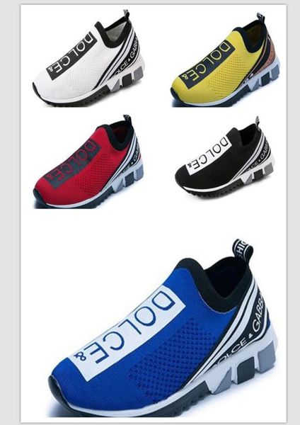 

2020 new shoes du gabbana knitted sneakers ladies casual shoes white black leather mesh sneakers lace flat three retro shoes