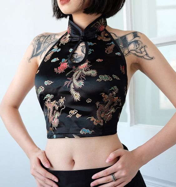 

the workmanship is exquisite and neat, the embroidery pattern is exquisite, mixes with the fashion dragon embroidery chinese style hanging n, White