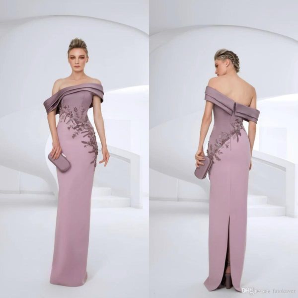 

saiid kobeisy sheath prom dresses off the shoulder satin designer evening dress 2020 formal gowns robes de soirée, Black;red