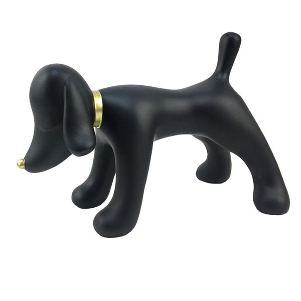 

nordic style resin standing dog ornament figurine multi-size kids gifts toys