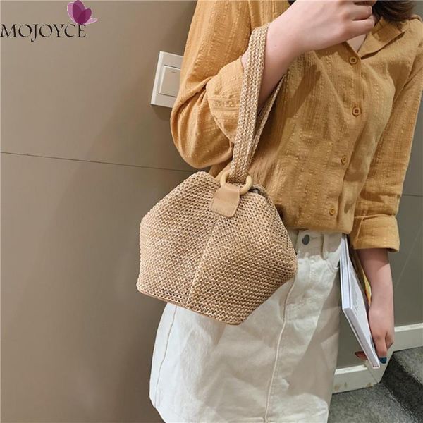 

ретро соломенные женщины crossbody сумка пляж ручной работы тканые сумки посыльного сумки тотализаторы леди круглый пляж путешествия кошелек