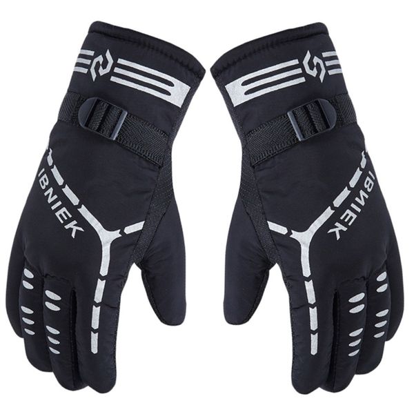 

men winter thermal gloves waterproof ski gloves outdoor skiing snowboard mitten full finger antislip breathable pj4