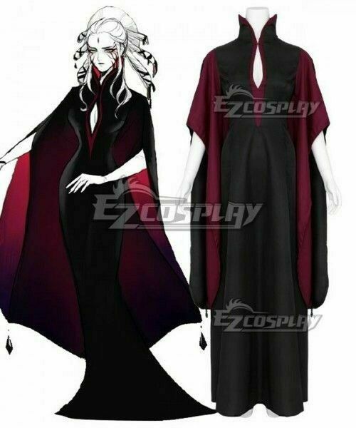 

rwby salem cosplay costume, Black;red