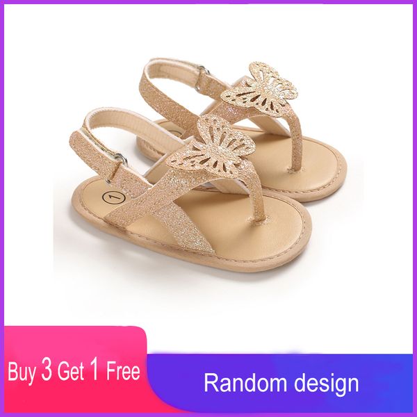 

new summer children's cute butterfly princess beach shoes casual soft baby girls first walkers newborn infant kids toddler shoes