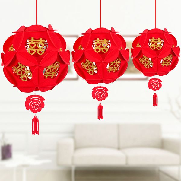 

red chinese hanging hydrangea chinensis good luck knots tassels decor home