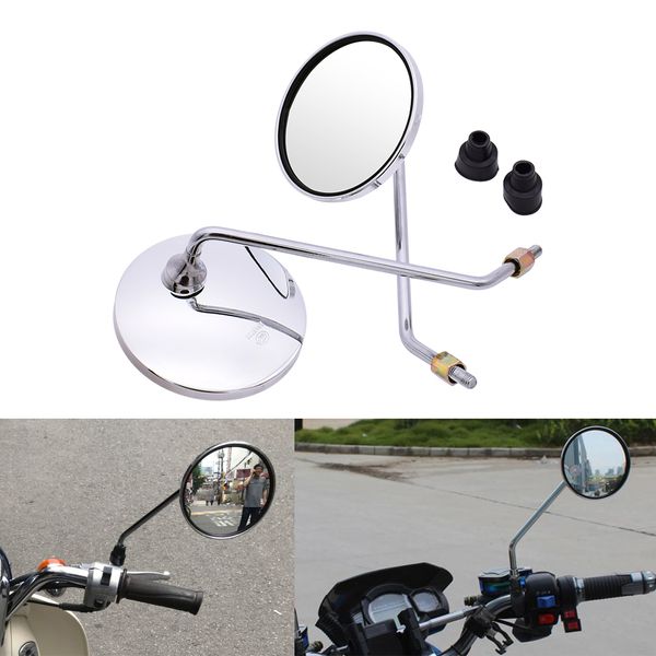 

universal motorcycle mirrors round mirror 8mm 10mm motorcycle accessories for 530 525 500 450 400 300 250 200 125