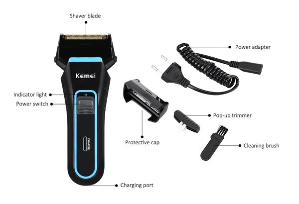 

новый стиль kemei km-2016 поршневые аккумуляторная бритва лучше всего тела и лица триммер sweet07 duvre