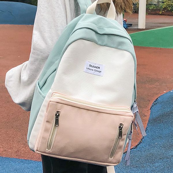 

enopella fashion ladies backpack female bookbag for girls school bag women backpack school teenagers girls mochila t200326