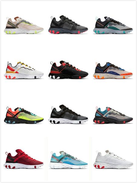 

element 87 55 running shoes men women royal tint sail anthracite black mens trainer fashion breathable sports sneakers