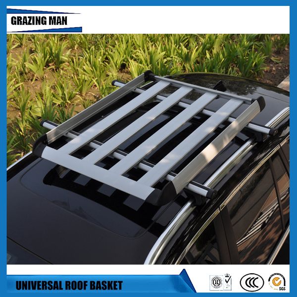 

car roof frame aluminum alloy luggage carrier baggage cross bar roof rack rails box basket box universal