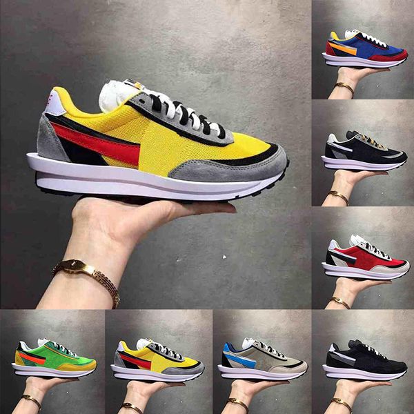 

2019 новых sacai ldv вафельного рассвет кроссовки turbo green радуга желтый gusto varsity синих женские кроссовки мужских спортивные кроссов