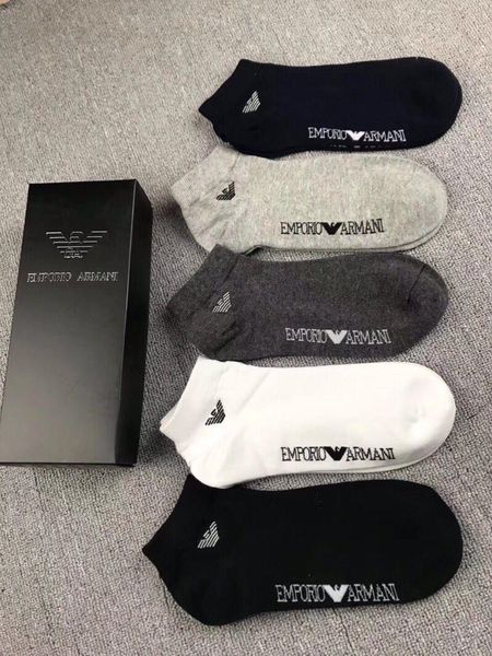 

With Box Famous Socks stockings for Men And Women Fashion Designer Ladies Antibacterial Cotton Luxury Brand Unisex Sport Sock 020