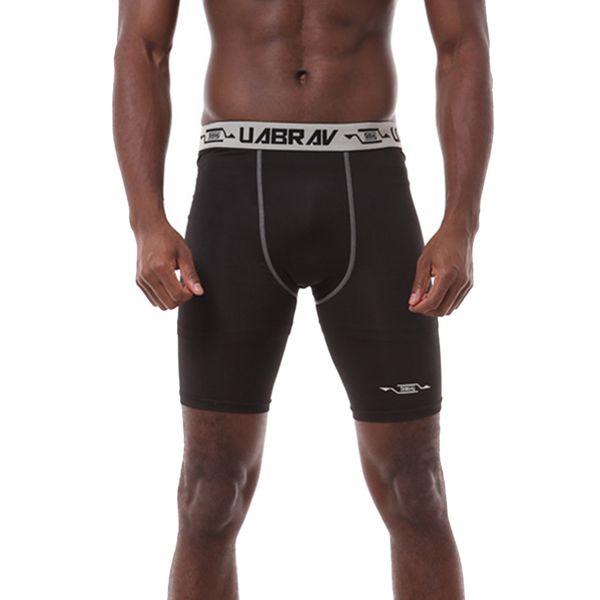 

high elastic shorts men quick drying slim active short pants mens workout sweatpants bodybuilding compression shorts, White;black