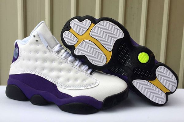 

13s mens basketball shoes court purple cap and gown atmosphere grey dirty bred hyper grey toe black cat jumpman 13 men sports sneakers