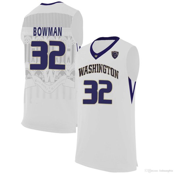 

greg bowman purple men's washington huskies isaiah thomas black justin holiday white stitched college basketball jersey