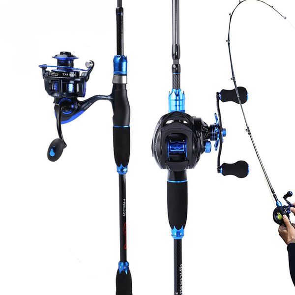 

sougayilang 1.8м spinning / мультипликаторы удочка и рыбалка reel combo carbon приманка rod и casting reel с запасным катушки set