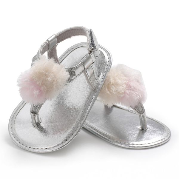 

summer baby girl solid color sandals fashion feet casual sandals children's pu soft-soled shoes, Black;red