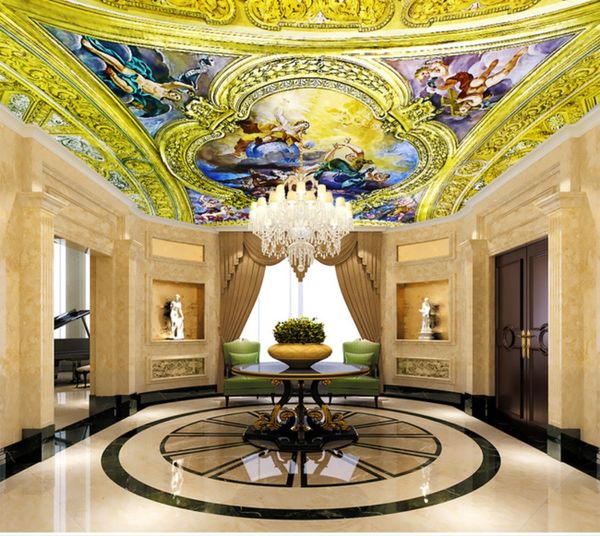 

custom p wallpaper home decor large european style classical pattern luxury 3d living room ceiling luxury god zenith murals wallpaper