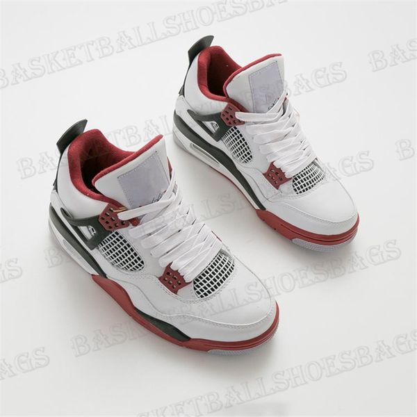 

selling high-end handsome design original white black red j4 men's leisure comfort convenient basketball laces original cooperation