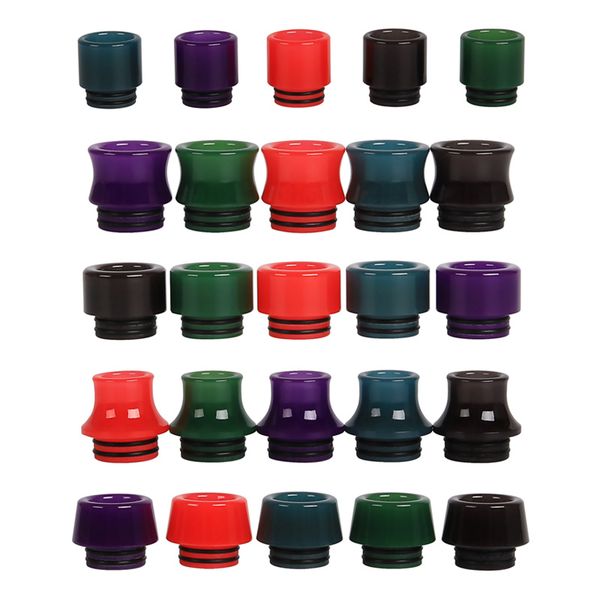 

810 Drip Tip Color Changing Epoxy Allochroic Resin Mouthpiece Colors Changed after heat or vape Thermochromic DHL