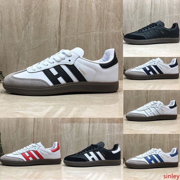 

luxury designer samba rose men leather casual shoes gazelle og black white blue mens womens sneakers sports size 36-45 ing