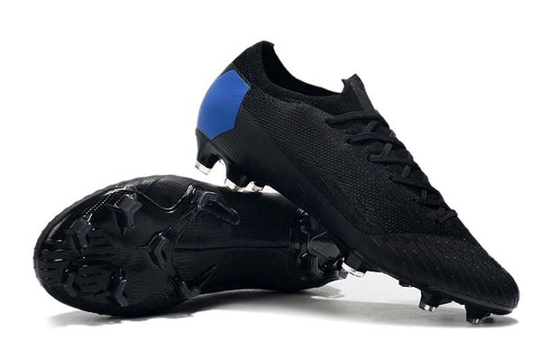 

2019 men mercurial vapors fury vii xii fg low help football shoes superfly vi 6 360 cr7 mens black blue football shoes