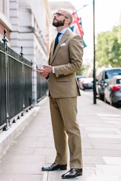 

latest coat pant designs tan khaki mens suit set casual skinny simple custom made men tuxedo 2 piece wedding tuxedos, Black;gray