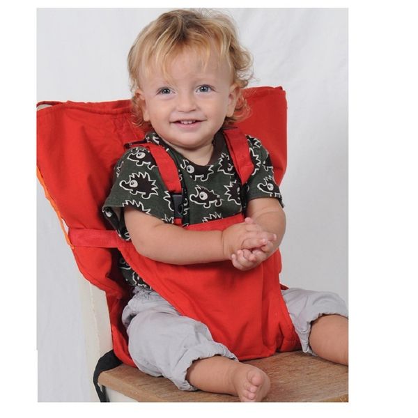 

baby dining chair safety belt portable seat lunch chair seat stretch wrap feeding chair harness baby foldable washable high seat